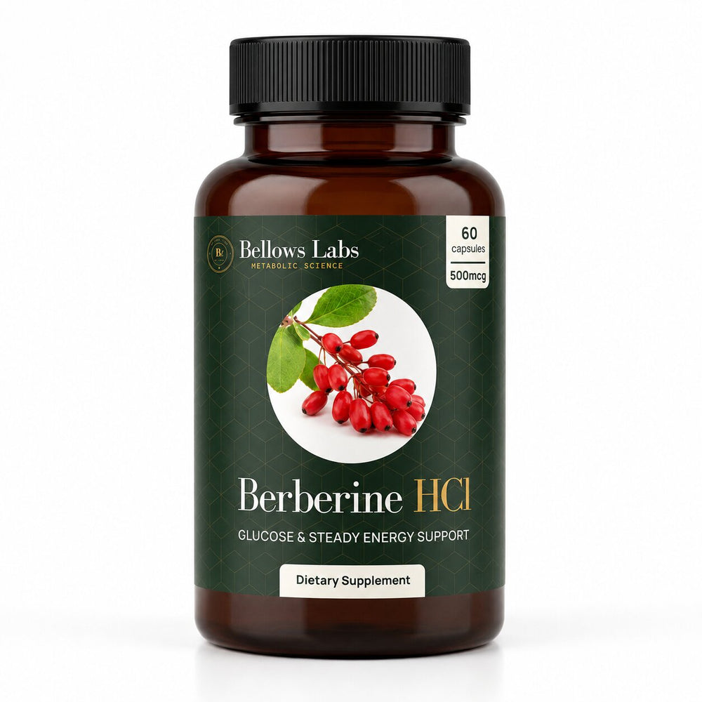 Berberine HCl 500 mg - 60 Capsules