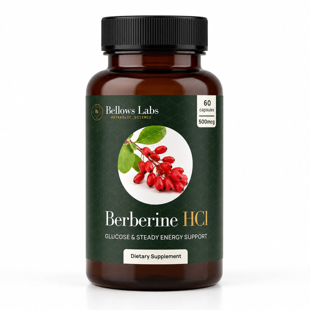 Berberine HCl 500 mg - 60 Capsules