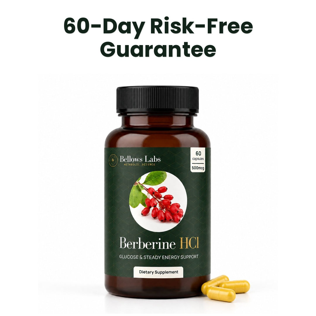 Berberine HCl 500 mg - 60 Capsules