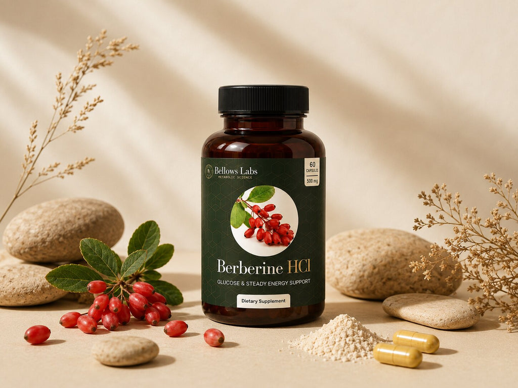 Berberine HCl 500 mg - 60 Capsules